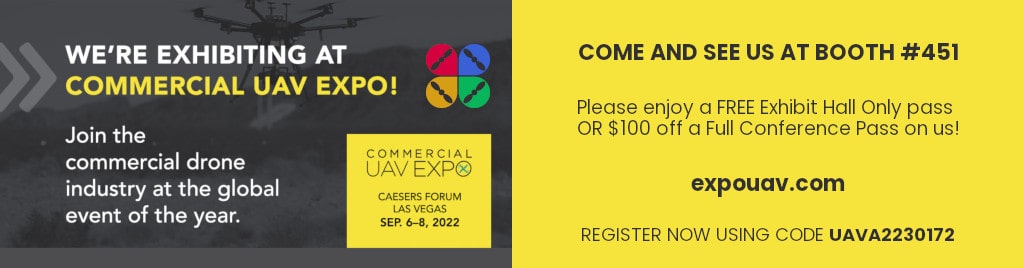 Come and see Dronedesk at Commercial UAV Expo 2022