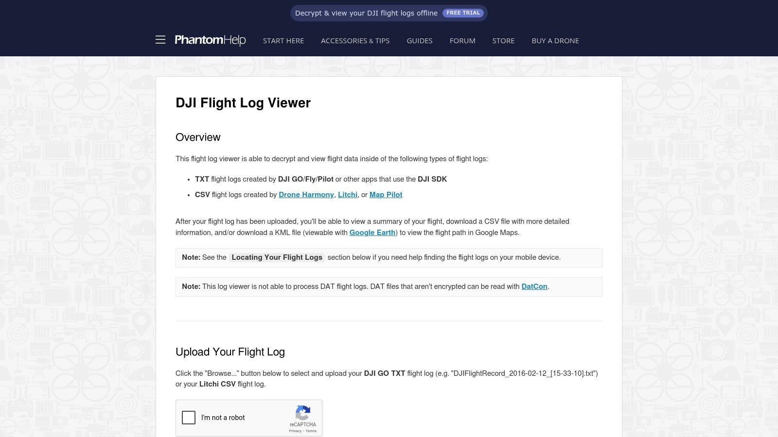 DJI Flight Log Viewer by Phantom Help