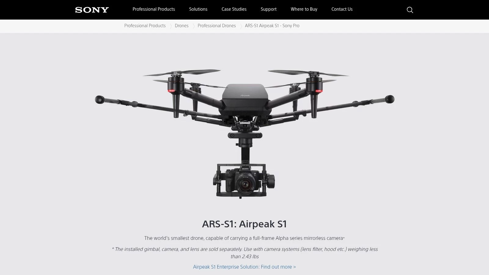 Sony Airpeak S1