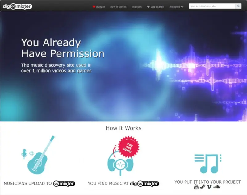 ccMixter screenshot