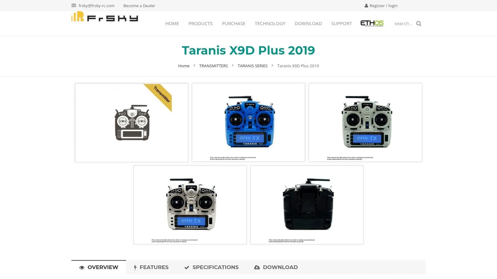 FrSky Taranis X9D Plus 2019