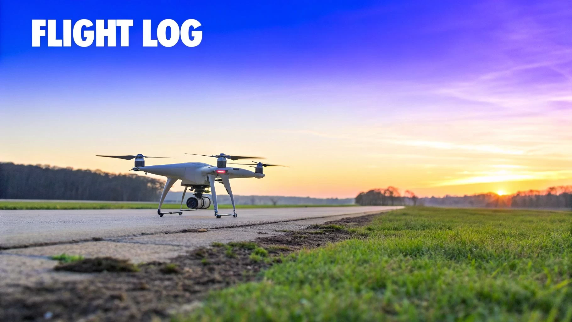 Drone in flight