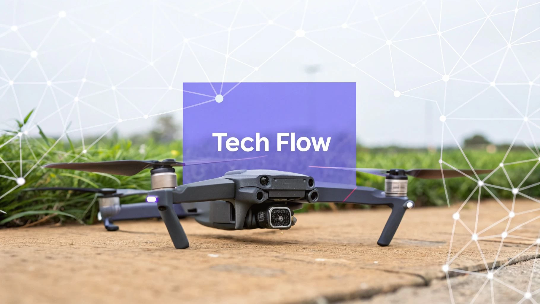 Drone in flight