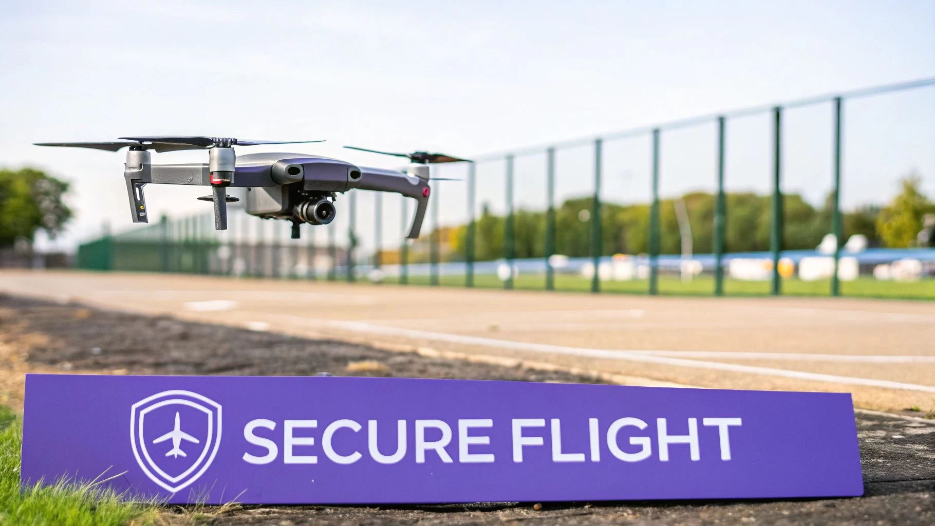Drone in flight