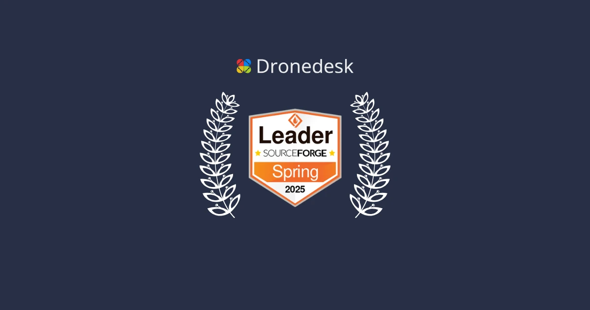 Dronedesk Wins the Spring 2025 Leader Award in Drone Management from SourceForge