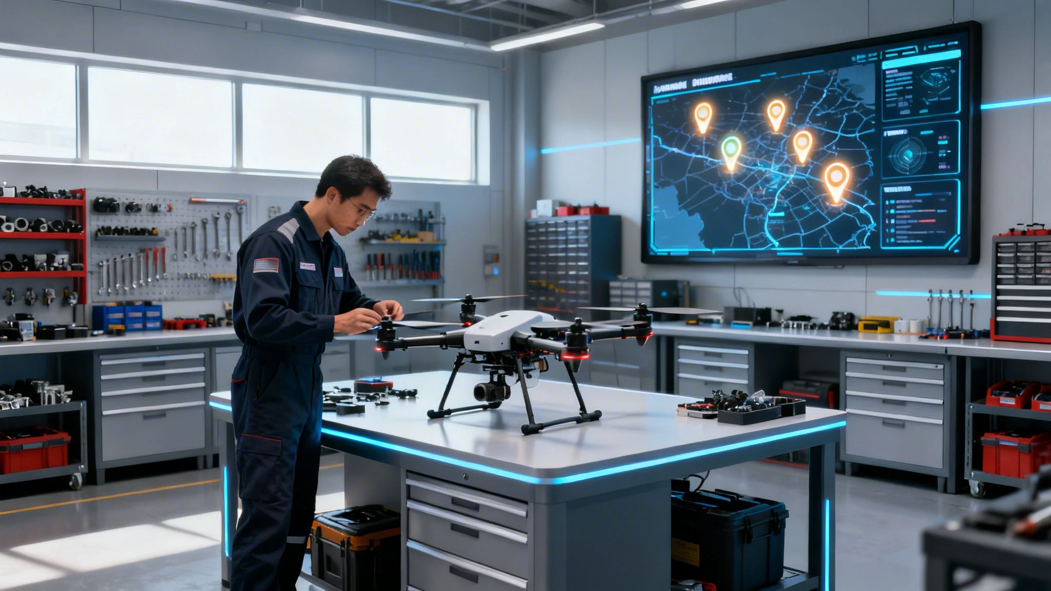 A Guide to Enterprise Fleet Maintenance Locations for Drones