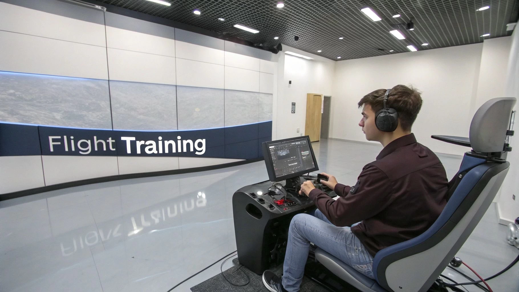 Image of a drone and controller