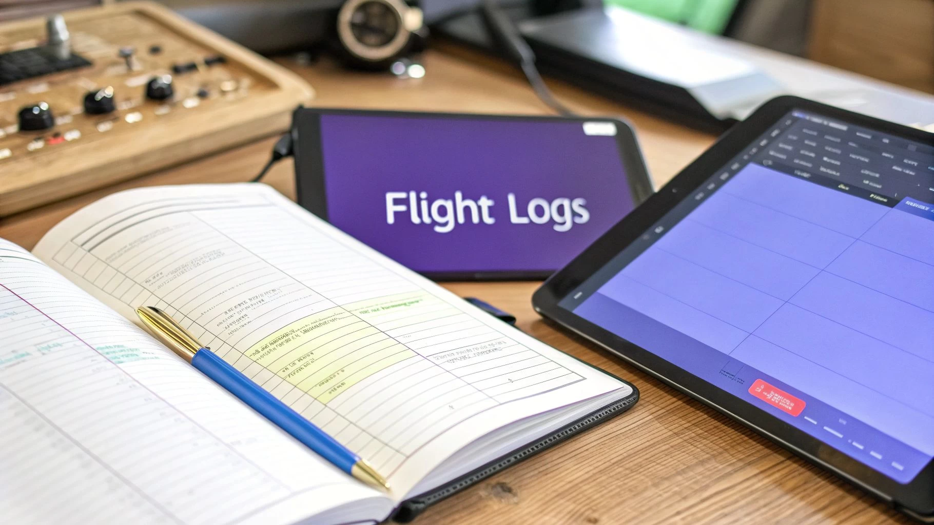 The Pilot's Guide to Flying Log Books Paper vs Digital