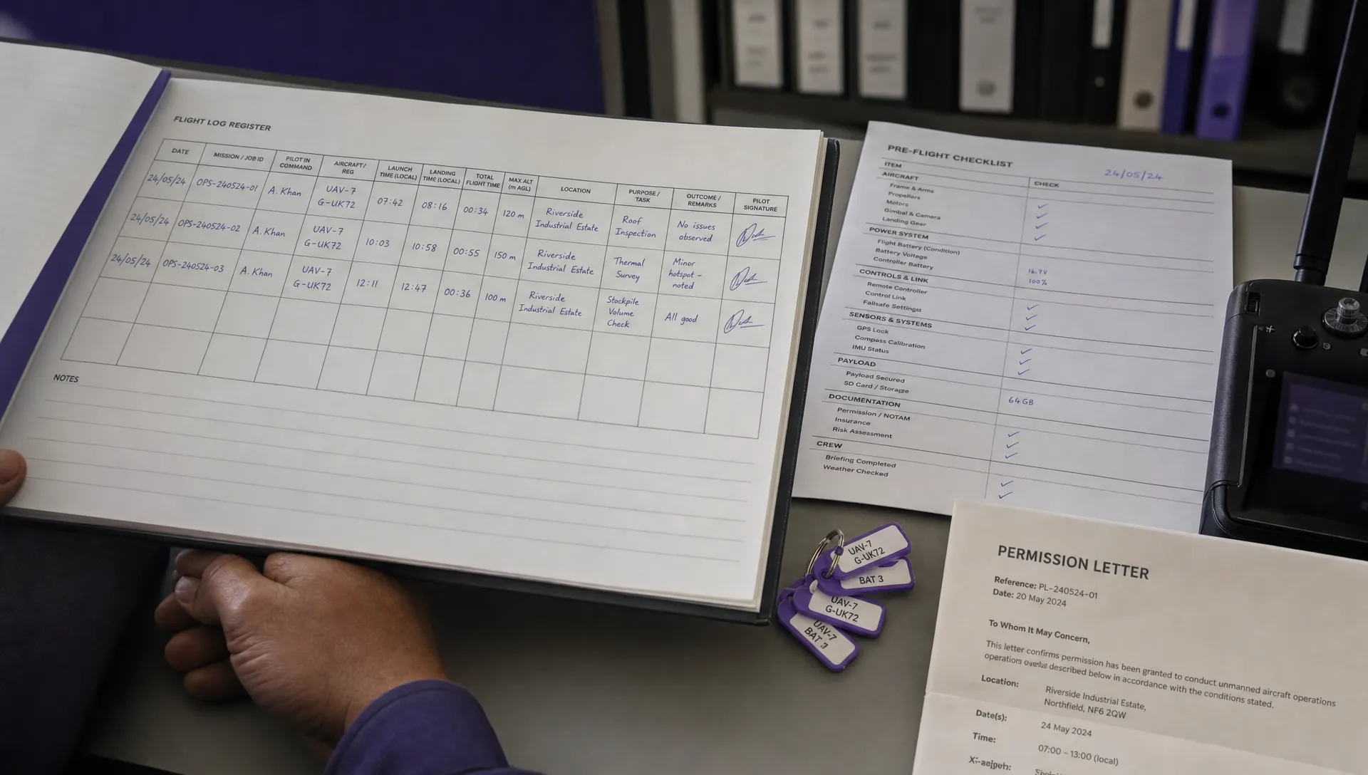 How to Build a Drone Pilot Flight Log That Is Audit Ready