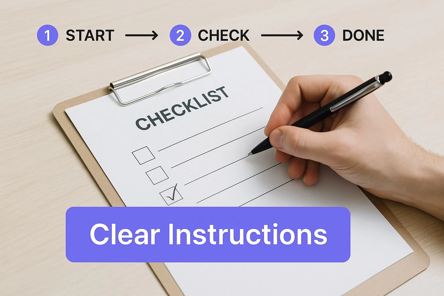 Infographic about how to create standard operating procedures