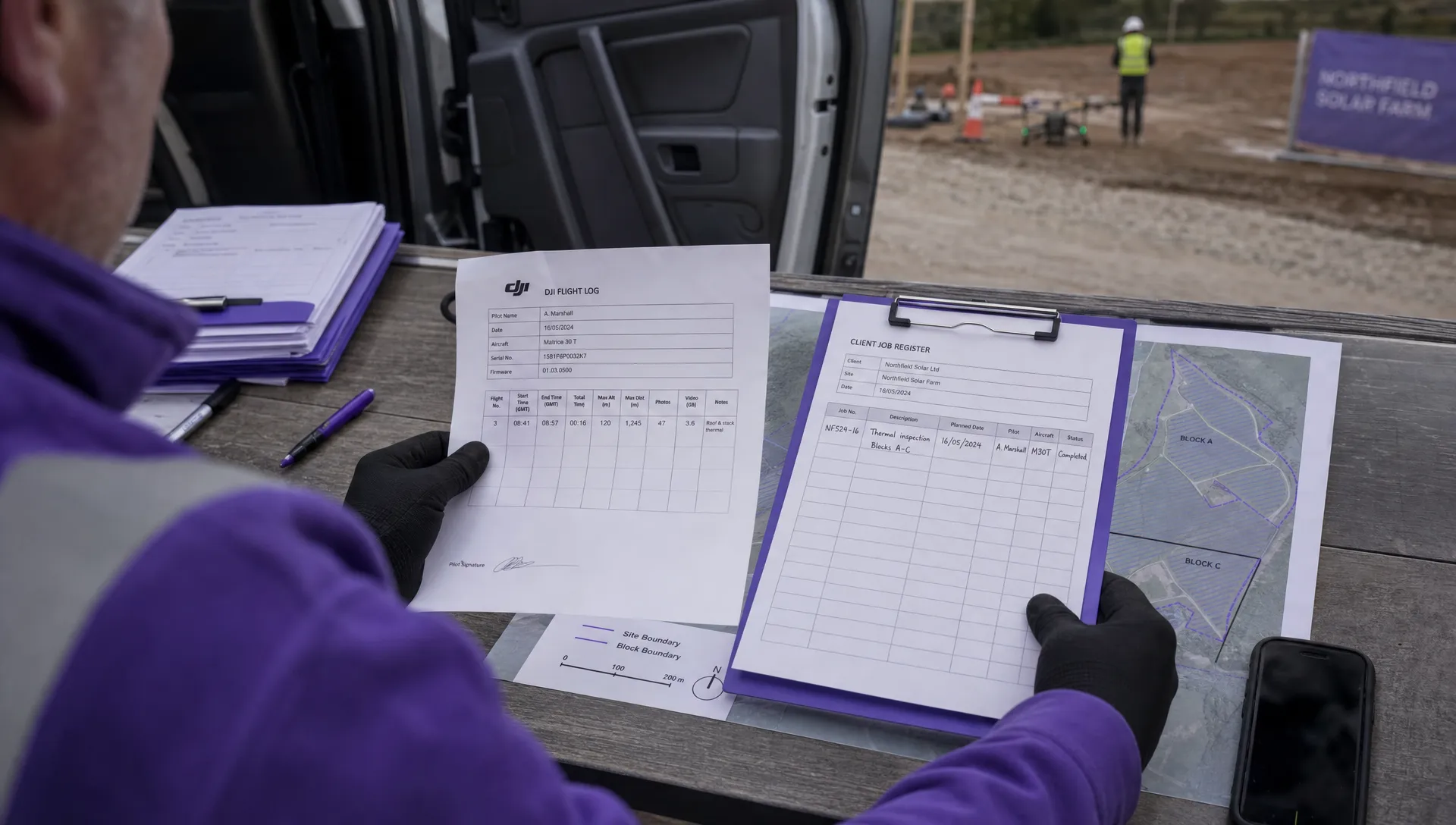 How to Match a DJI Flight Log to a Client Job