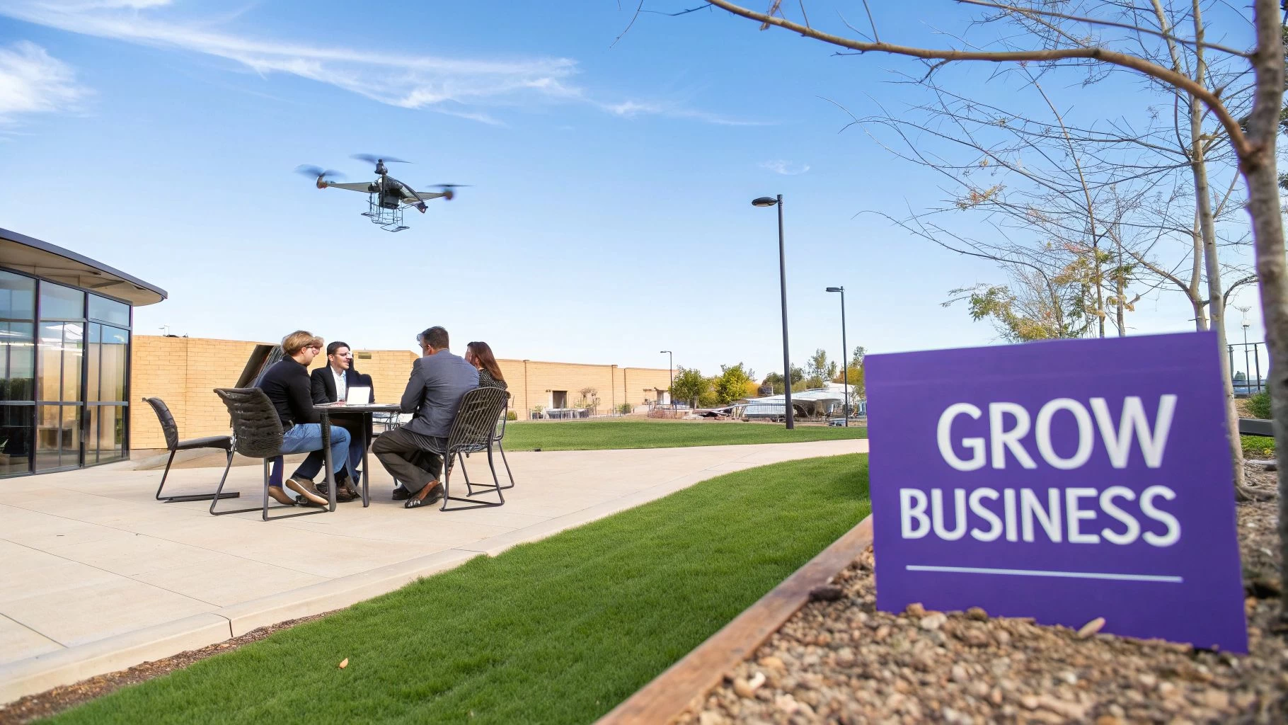 Drone equipment for aerial photography