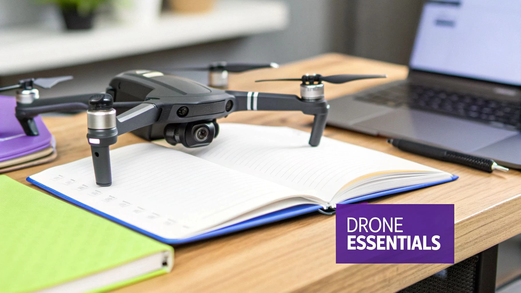 Drone in flight