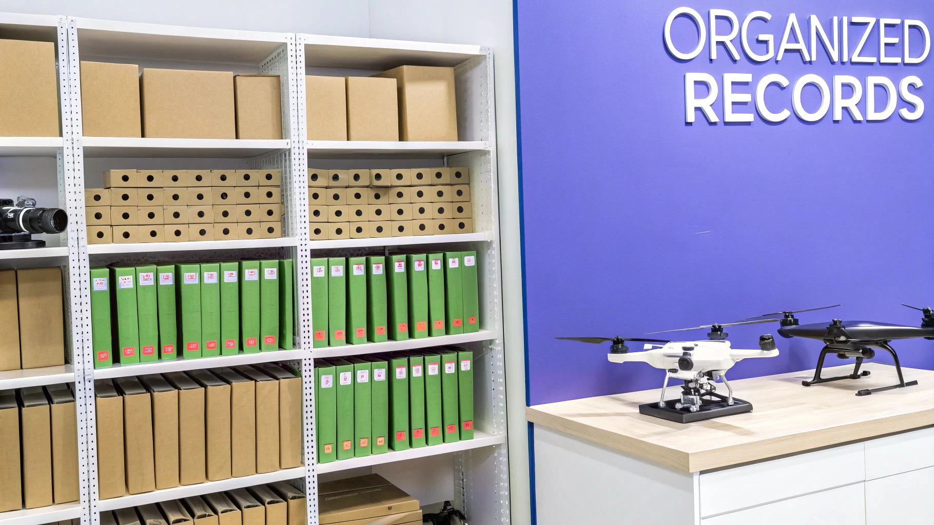 Drone in flight