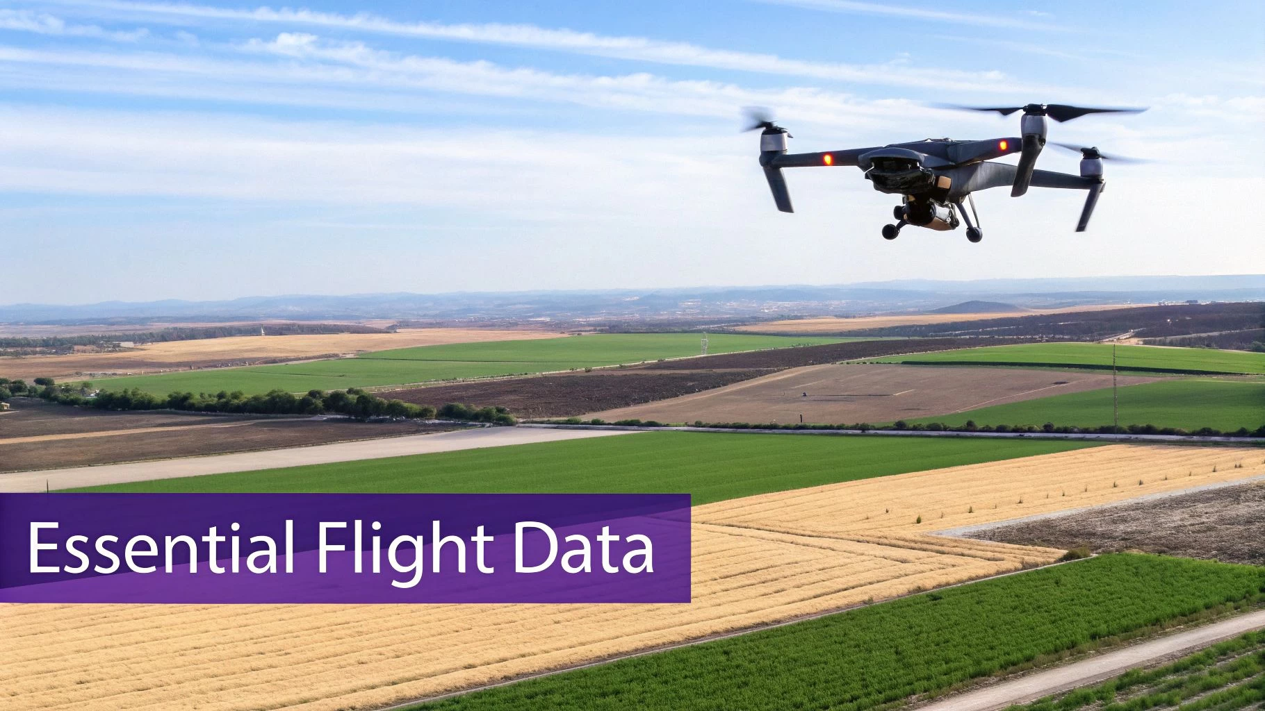 A detailed view of a drone flight logbook on a tablet, showing various data fields.