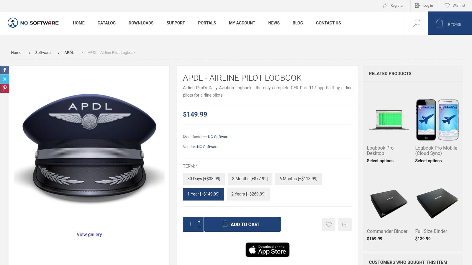 APDL – Airline Pilot Logbook (NC Software)