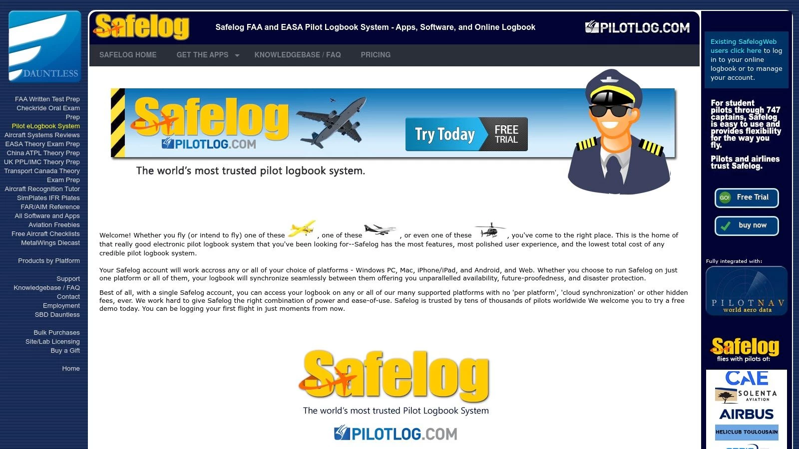 Safelog (Dauntless Aviation)