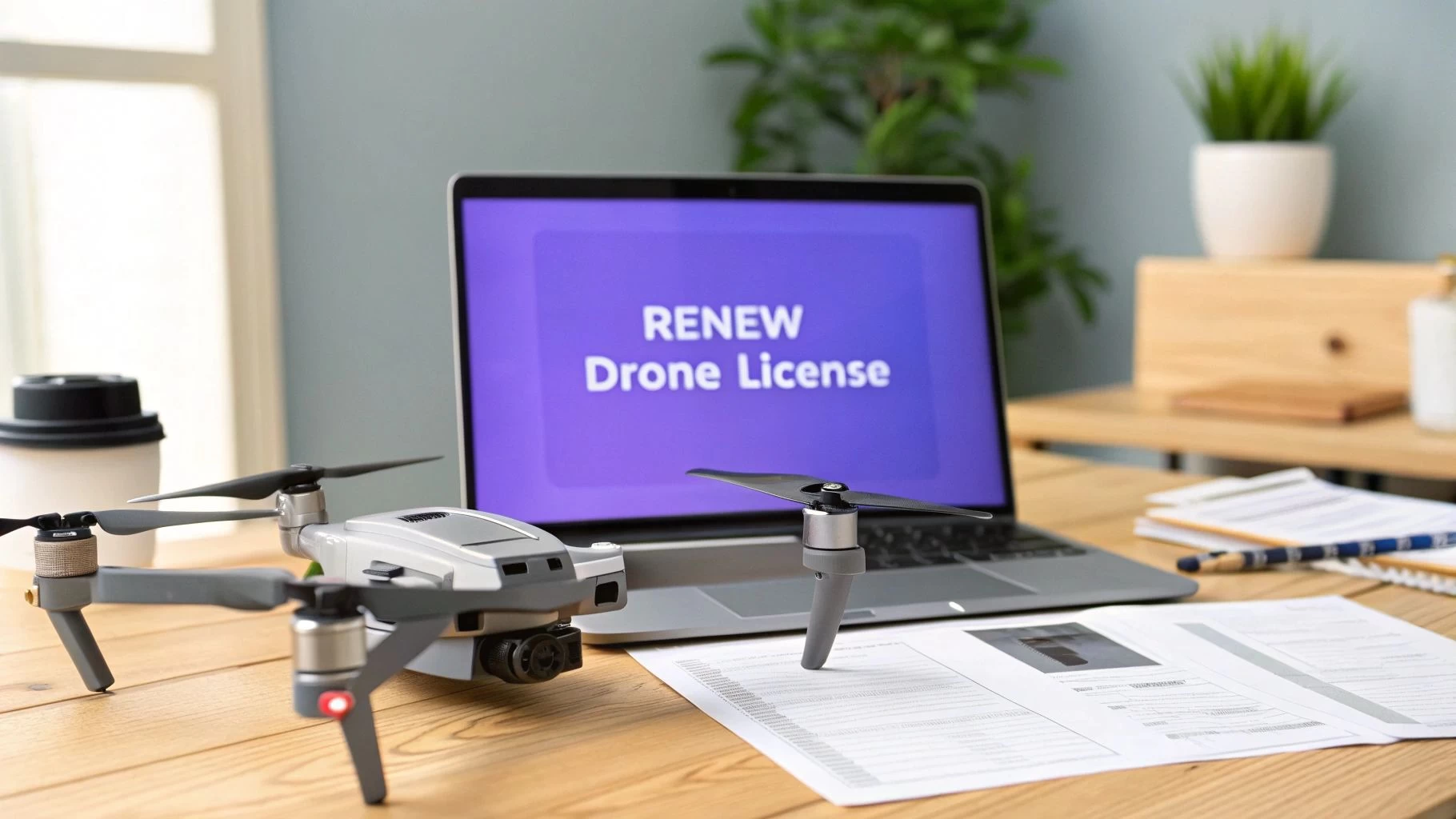 How to renew drone license - a smarter way