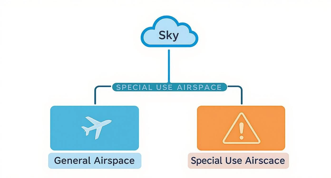 Infographic about special use airspace