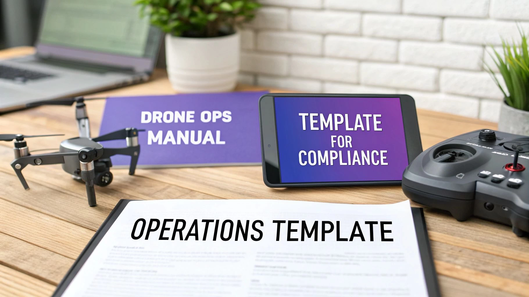 Your Essential Template for Operations Manual Drone Compliance