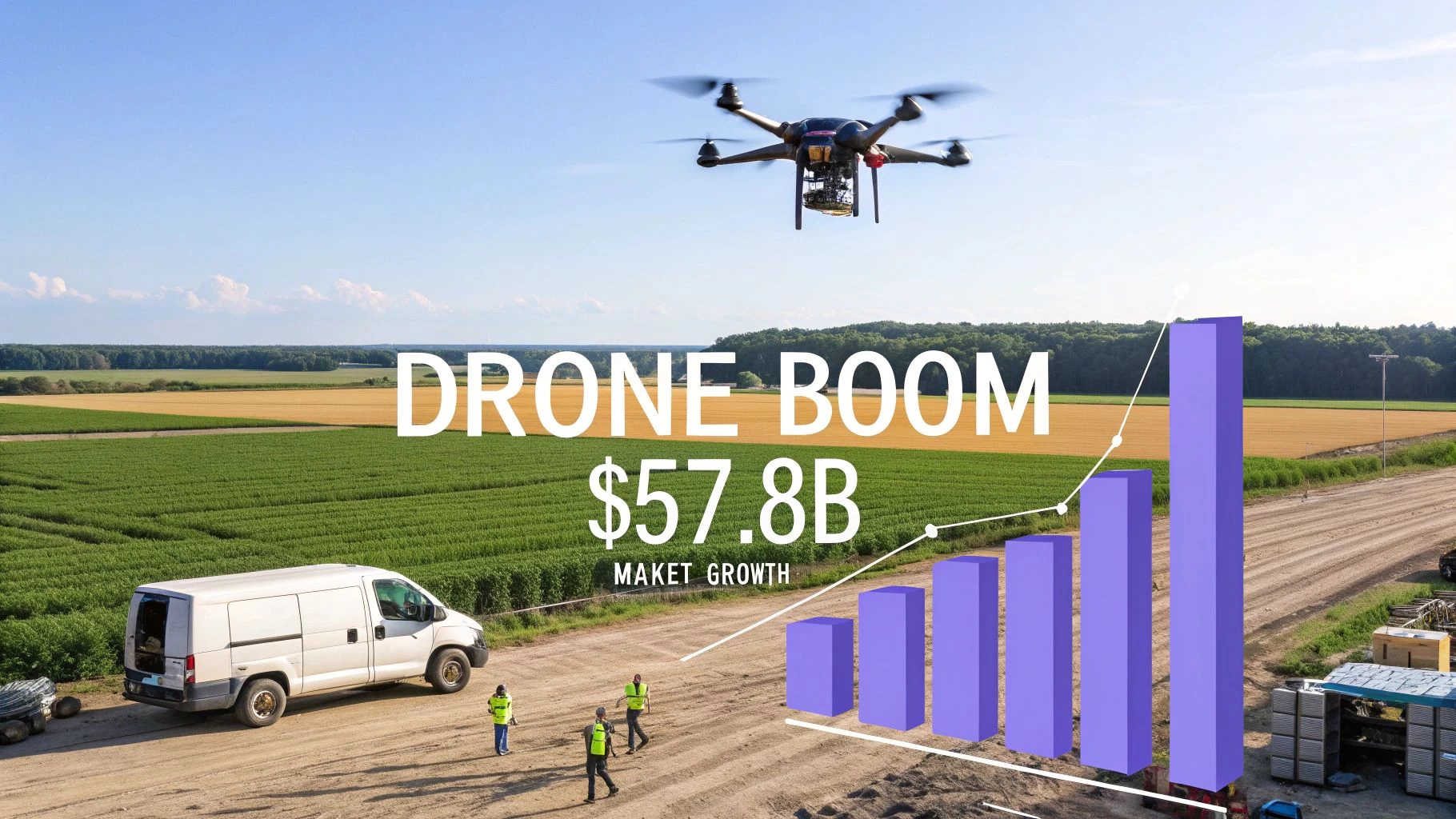 The Big Boom - What the $57.8B Drone Growth Means for Commercial Operators